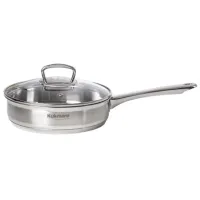 Сковорода из нержавеющей стали 22 см стекл/кр ORION ТМ KUKMARA