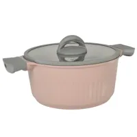 Кастрюля с антипригарным покрытием литая 3.2 л стекл/кр Stella ТМ KUKMARA