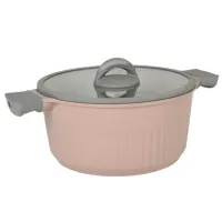 Кастрюля с антипригарным покрытием литая 5.2 л стекл/кр Stella ТМ KUKMARA