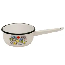 Ковш эмалированный цилиндрический 1.5 л Греческая кухня