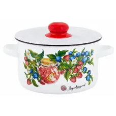 Кастрюля эмалированная цилиндрическая Конфитюр 1.5 л ТМ Appetite