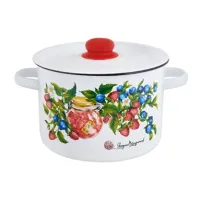 Кастрюля эмалированная цилиндрическая Конфитюр 4.5 л ТМ Appetite