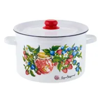 Кастрюля эмалированная цилиндрическая Конфитюр 7 л ТМ Appetite