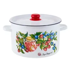 Кастрюля эмалированная цилиндрическая Конфитюр 7 л ТМ Appetite