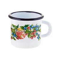 Кружка эмалированная Конфитюр 400 мл ТМ Appetite