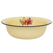 Таз эмалированный 9 л с рисунком