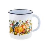 Кружка эмалированная Осень 1 л ТМ Appetite