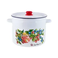 Кастрюля эмалированная цилиндрическая Конфитюр 9 л ТМ Appetite