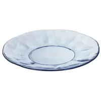 Тарелка стеклянная 23 см плоская FANCY DIAMOND
