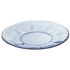 Тарелка стеклянная 23 см плоская FANCY DIAMOND