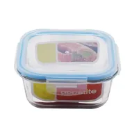 Контейнер стеклянный квадратный 1.2 л син ТМ Appetite