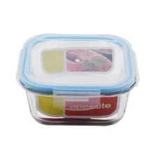 Контейнер стеклянный квадратный 1.2 л син ТМ Appetite