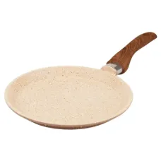 Блинница с антипригарным покрытием 22 см Миндаль ТМ Традиция