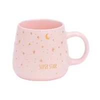 Кружка фарфоровая 380 мл конус Звезды 3 ТМ Appetite