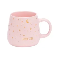Кружка фарфоровая 380 мл конус Звезды 3 ТМ Appetite