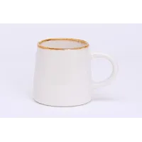 Кружка фарфоровая 450 мл конус Карамель 4 ТМ Appetite