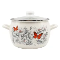 Кастрюля эмалированная Яблоневый цвет 2 л