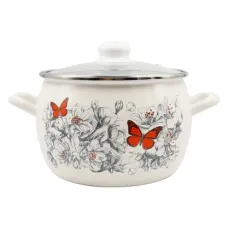 Кастрюля эмалированная Яблоневый цвет 2 л