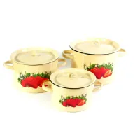 Набор эмалированной посуды Клубника садовая - Северсталь