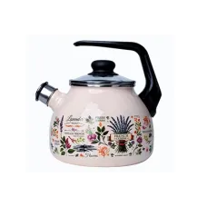 Чайник эмалированный со свистком 3 л Эдем ТМ Appetite