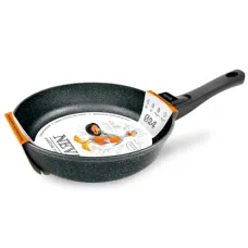 Сковорода с антипригарным покрытием литая 24 см съемная ручка Neva Granite ТМ NEVA