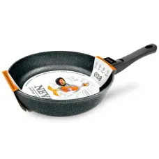 Сковорода с антипригарным покрытием литая 28 см съемная ручка Neva Granite ТМ NEVA