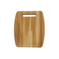 Доска разделочная береза 22х18х1,8 см бочка с канавкой ТМ Guter Baum