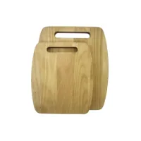 Комплект 2 доски разделочные береза 24х21 см и 19,5х17 см