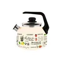 Чайник эмалированный 3 л со свистком Шедевры ТМ Appetite