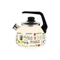 Чайник эмалированный 3 л со свистком Шедевры ТМ Appetite