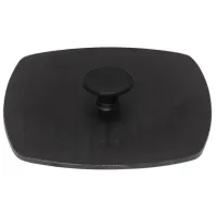 Крышка-пресс чугунная 22,5 см квадрат ТМ Гардарика