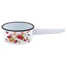 Ковш эмалированный Ягодки 1 л ТМ Appetite