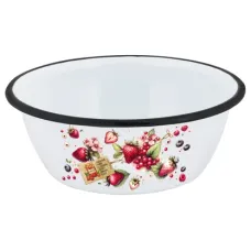 Миска эмалированная Ягодки 1.5 л ТМ Appetite