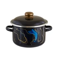 Кастрюля эмалированная цилиндрическая Mirage 5.5 л ТМ Appetite