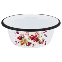 Миска эмалированная Ягодки 800 мл ТМ Appetite