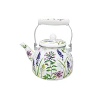 Чайник эмалированный 2.5 л Альпийские цветы ТМ Appetite