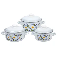 Набор эмалированной посуды Ромашковое поле – Лысьвенские эмали