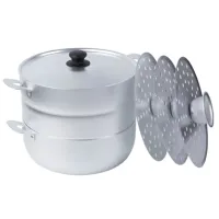 Манты-казан алюминиевый 3 диска 4.5 л ТМ Калитва