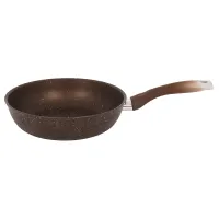 Сковорода с антипригарным покрытием с ручкой 24/6 см ТМ KUKMARA