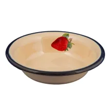 Миска эмалированная 400 мл с рисунком – Сибирские Товары