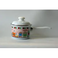 Кастрюля эмалированная 1 л Итальянская кухня – Лысьвенские эмали