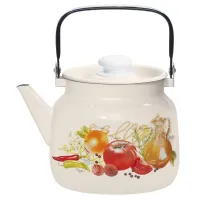 Чайник эмалированный 3.5 л Итальянская кухня - Лысьвенские эмали