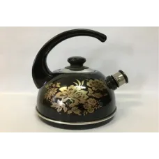 Чайник эмалированный 2.5 л конс/руч черн Олимпия