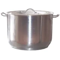 Кастрюля из нержавеющей стали цельнотянутая металлическая крышка - АМЕТ 50 л