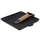 Сковорода-гриль чугунная съемная ручка 20.5х20.5 см TM Myron cook