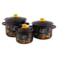 Набор эмалированной посуды 3 предмета Рацион-1 - КМЗ