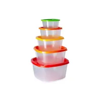 Набор контейнеров пластиковых квадратных COMPACT 5 в 1 Good and Good