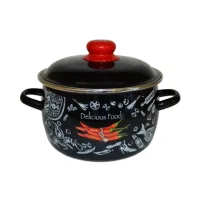 Кастрюля эмалированная сферическая Chilli TM Appetite 2 л