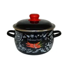 Кастрюля эмалированная сферическая Chilli TM Appetite 4 л