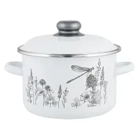 Кастрюля эмалированная цилиндрическая FLORA-2 2 л - TM Appetitе